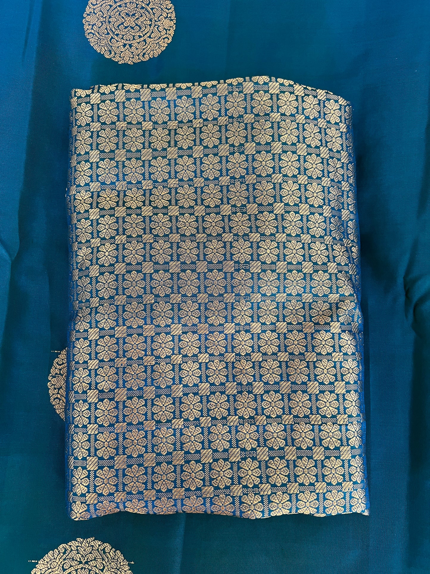 Blue Kanjivaram Silk Saree