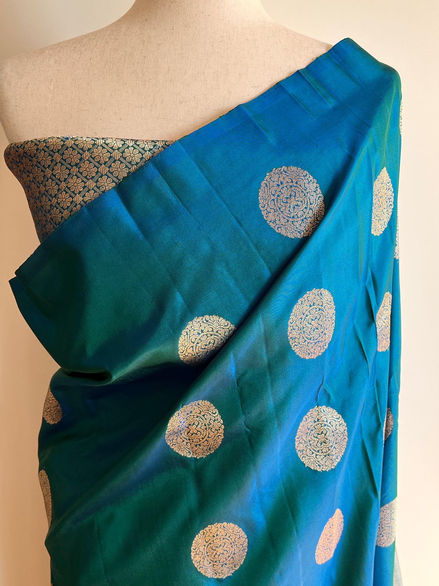 Blue Kanjivaram Silk Saree