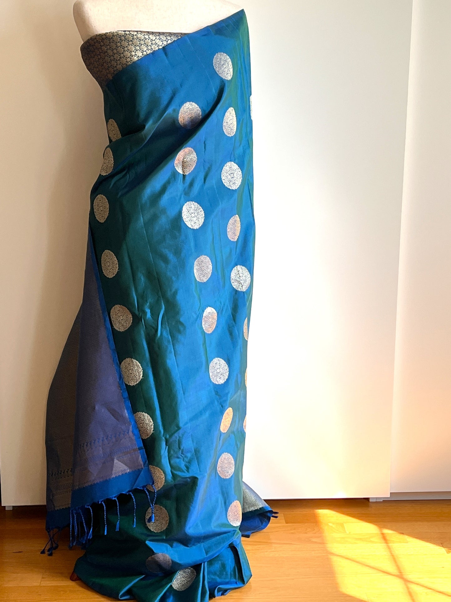 Blue Kanjivaram Silk Saree