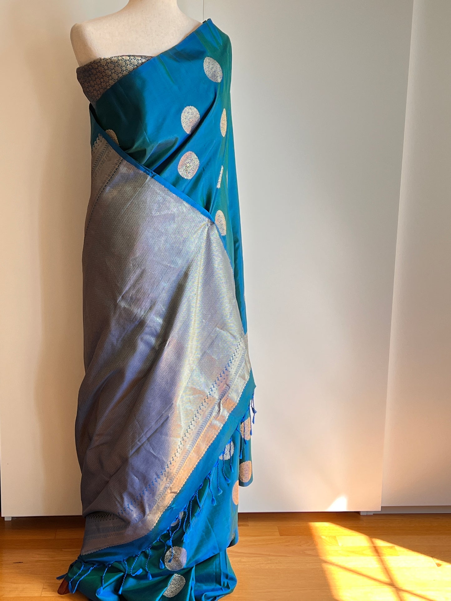 Blue Kanjivaram Silk Saree