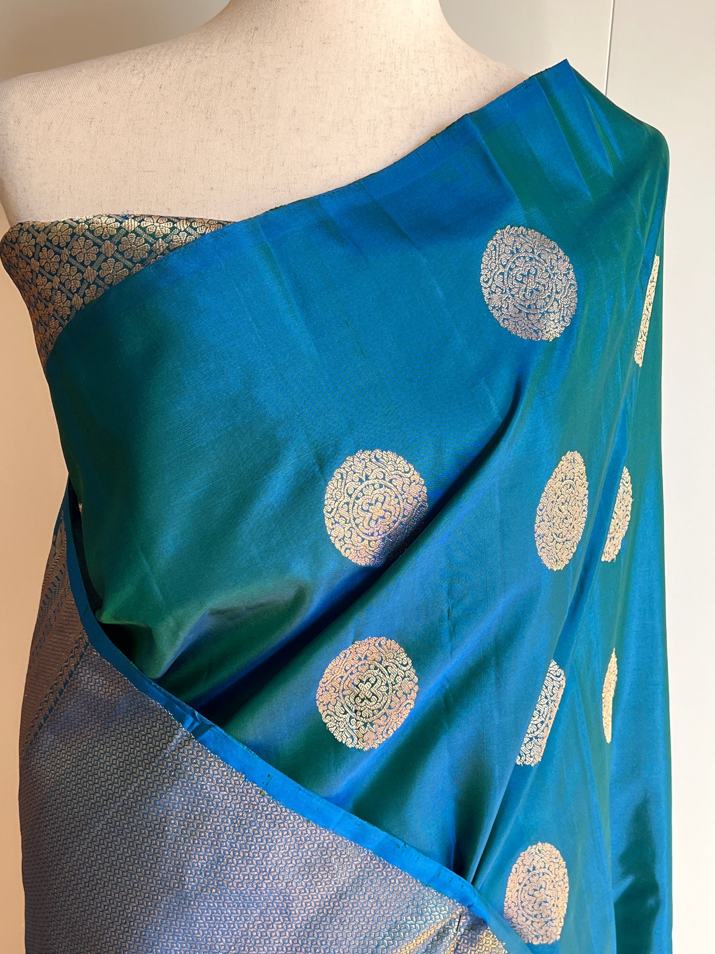 Blue Kanjivaram Silk Saree