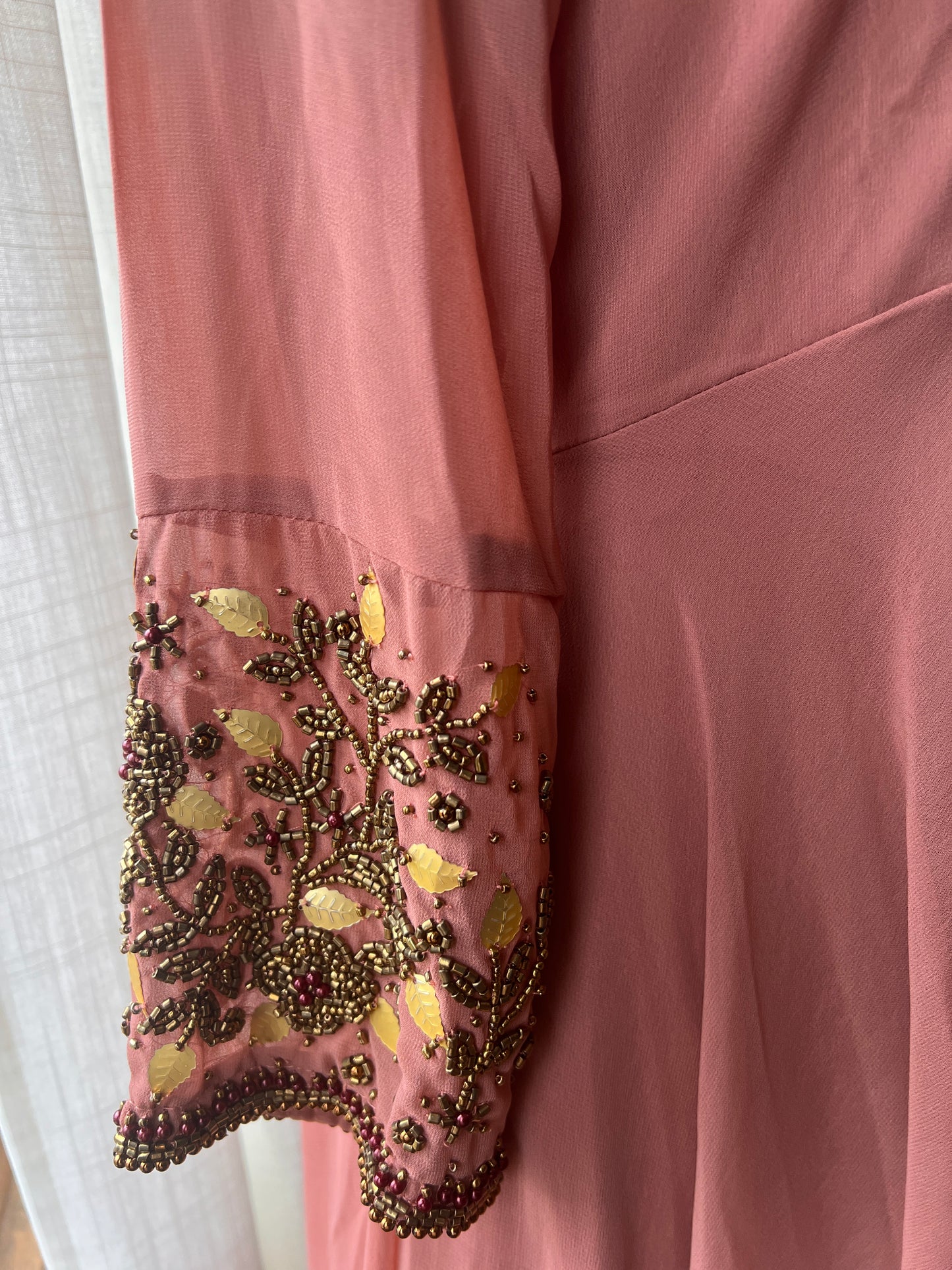 Rose Mauve Anarkali Set