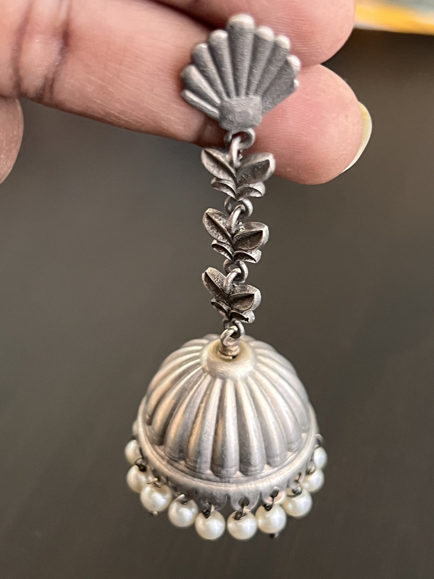 Silver Look Alike Jhumka