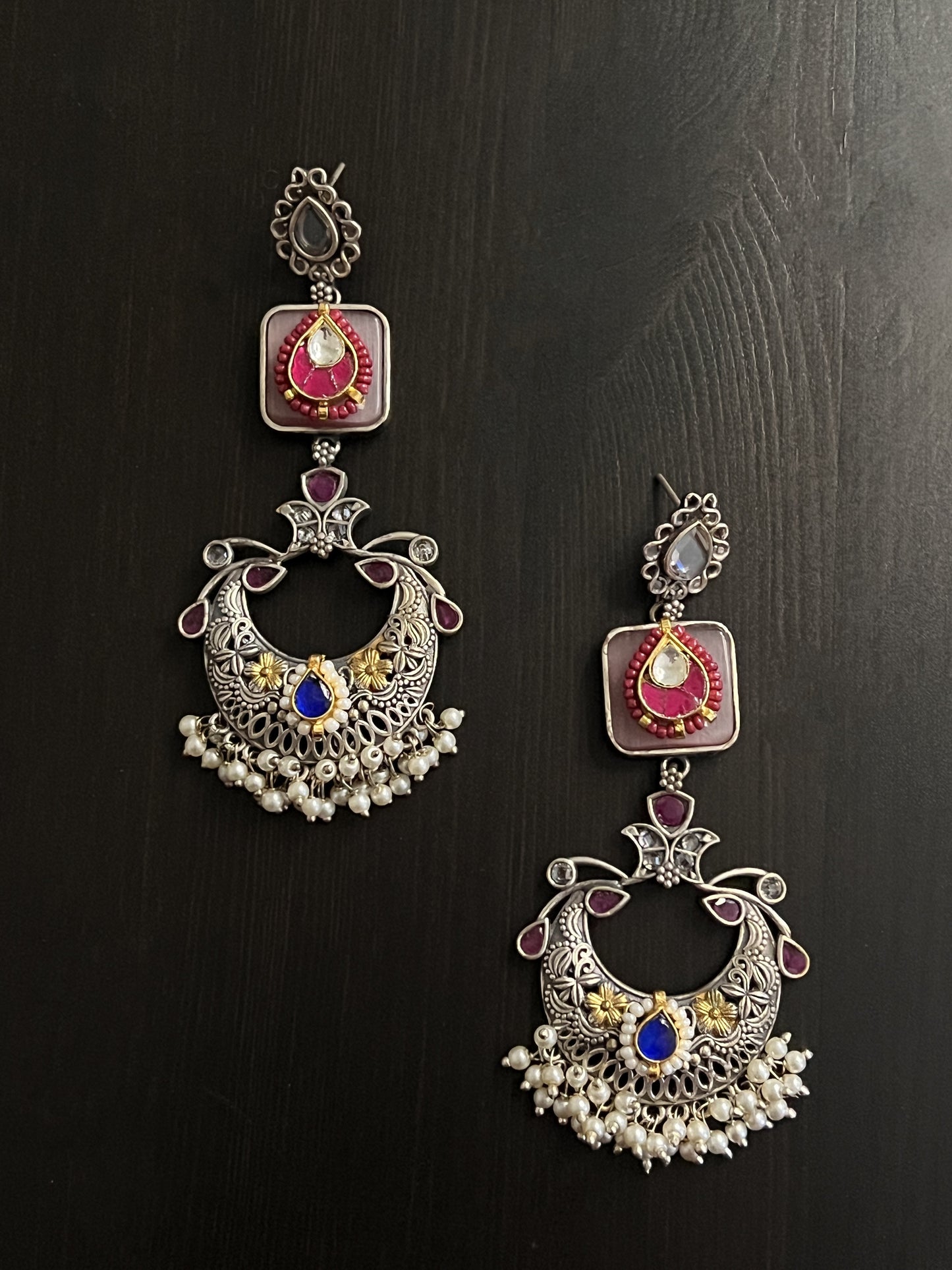 Gold Tone Fusion Earring
