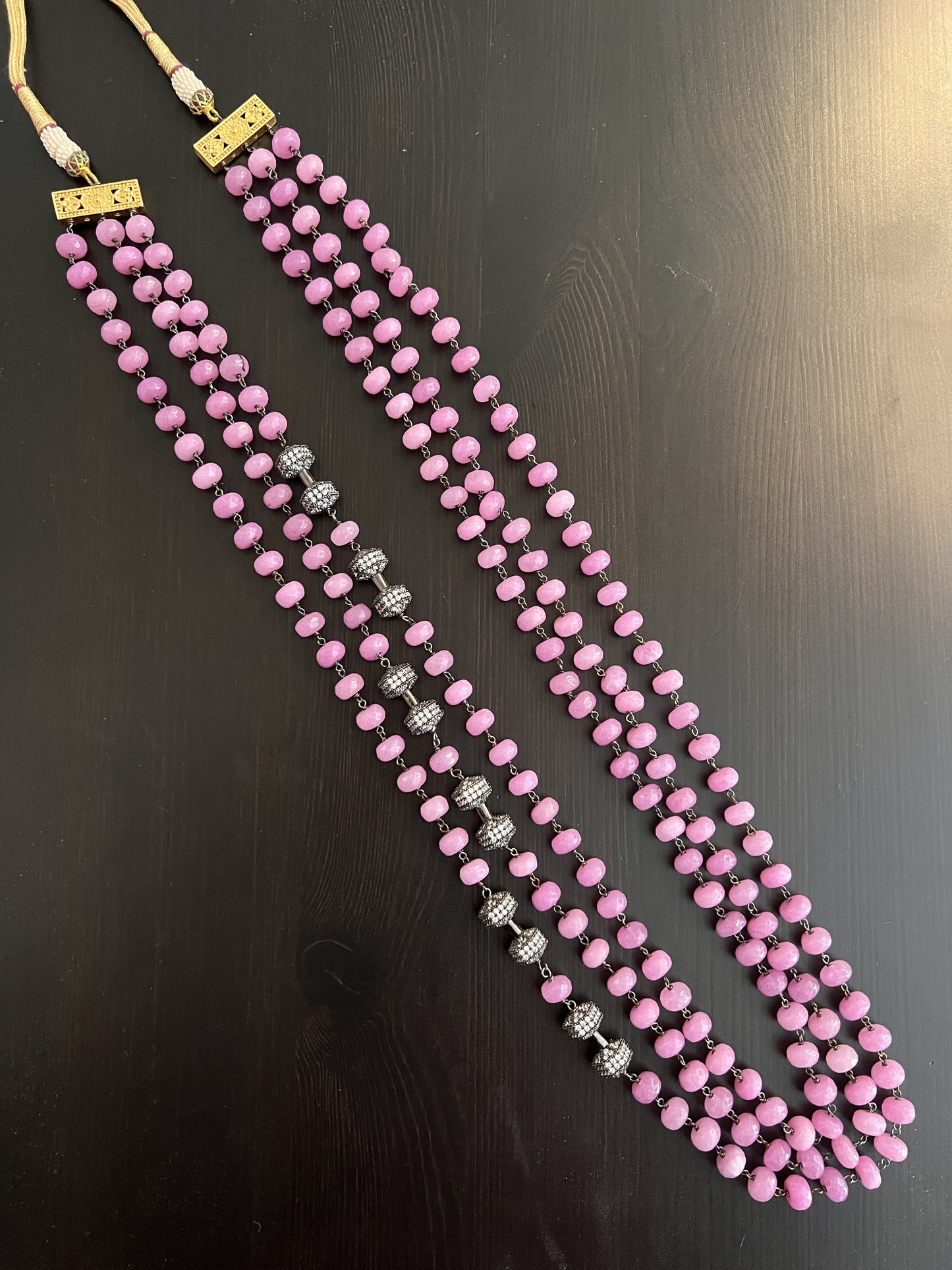 Lilac Beaded Necklace