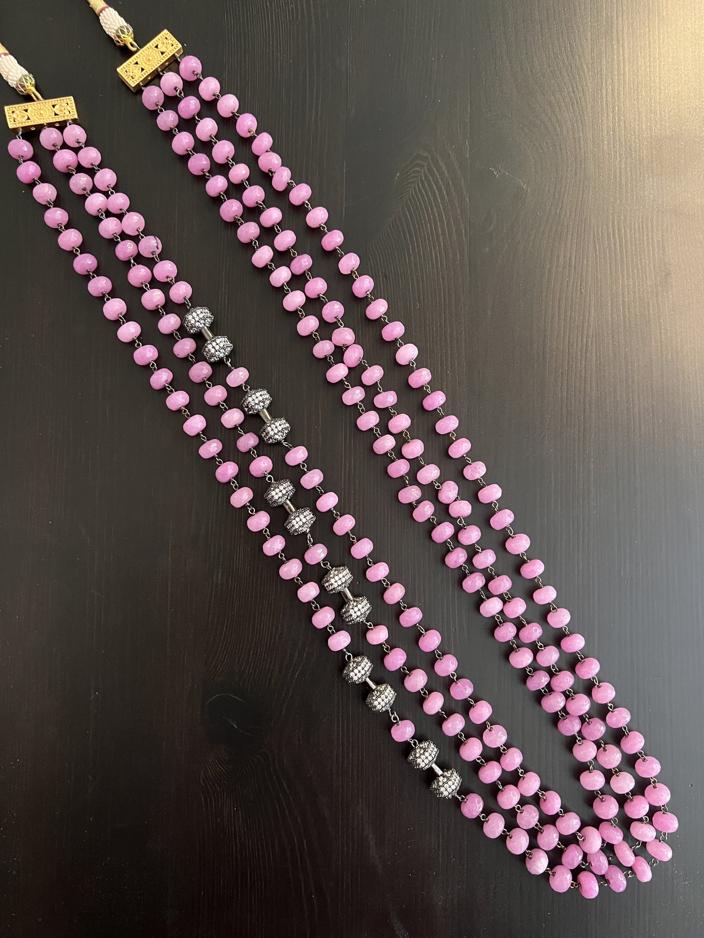 Lilac Beaded Necklace