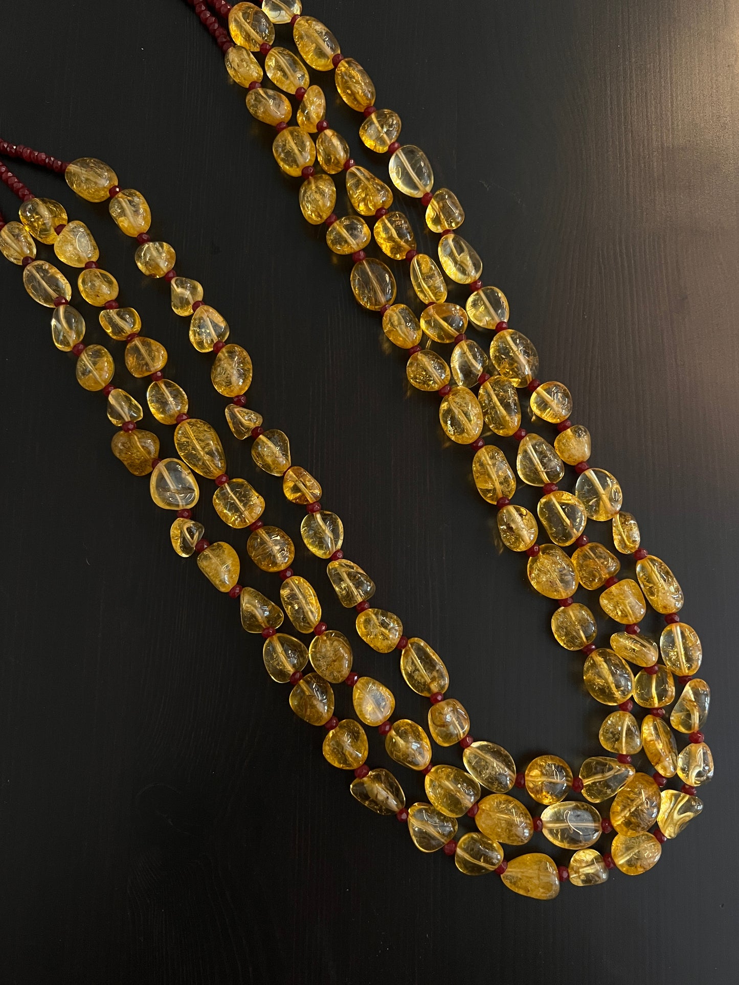 Golden Beaded Necklace