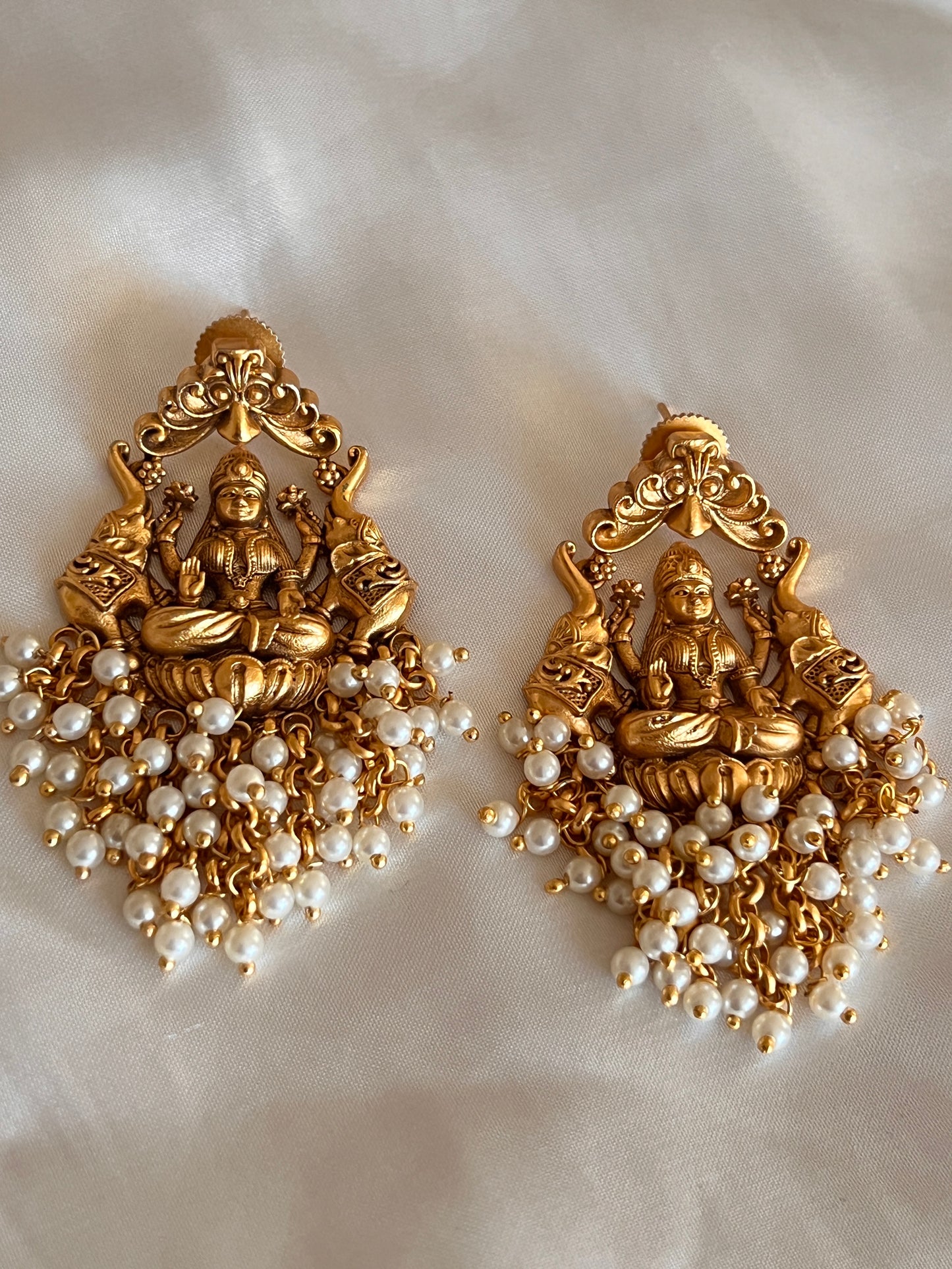 Gold Temple Earring