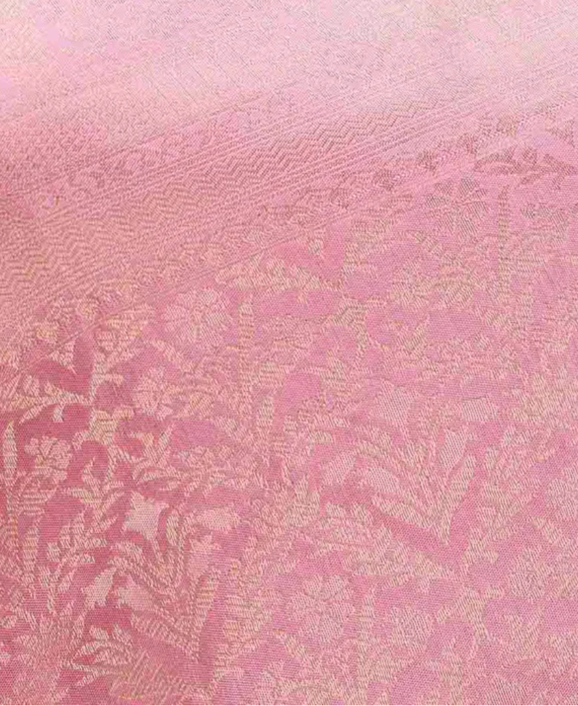 Rose Pink Silk Saree